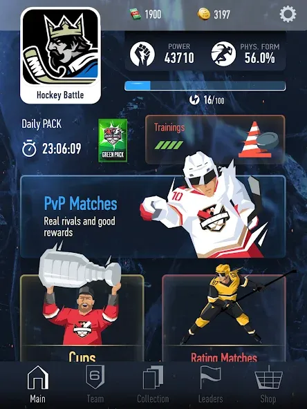 Hockey Battle 2 (Хоккей Батл 2) [MOD: Все открыто] - Скриншот 5