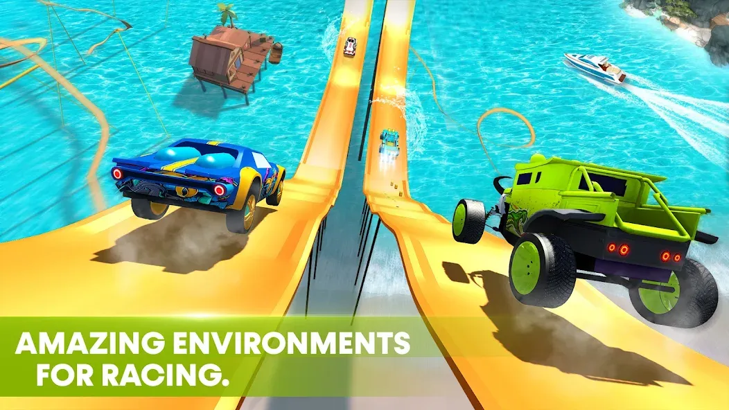 Race Off — Monster Truck Games [MOD: Все открыто] - Скриншот 1