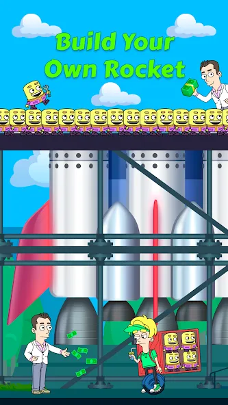 Idle Rocket Tycoon (Айдл Рокет Тайкун) [MOD: Mega Mod/Меню] - Скриншот 1