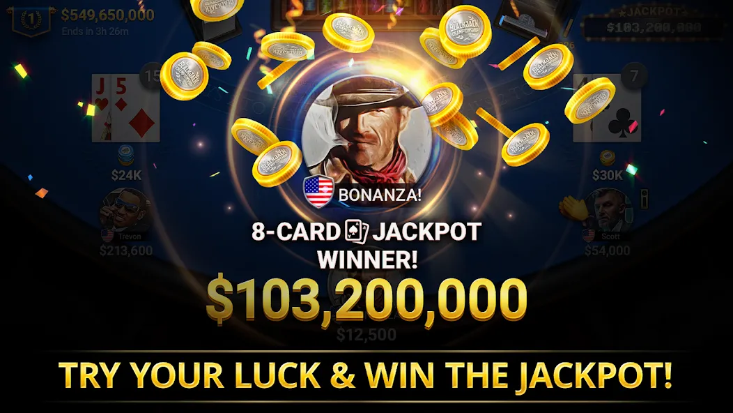 Blackjack Championship (Блэкджек Чемпионат) [MOD: Все открыто] - Скриншот 4