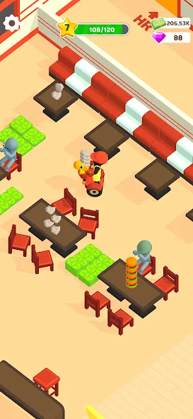 Burger Please! [MOD: Бесконечные деньги] - Скриншот 2