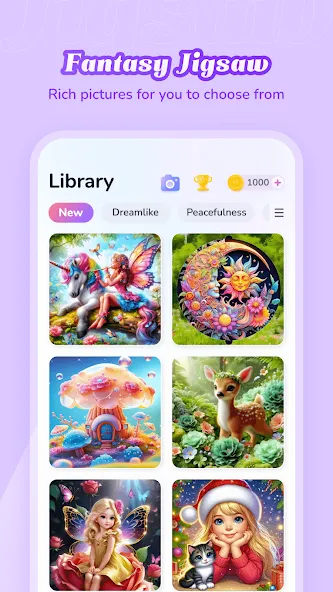 Fantasy Jigsaw — HD Puzzle (Фэнтези Пазл) [MOD: Разблокировано] - Скриншот 3