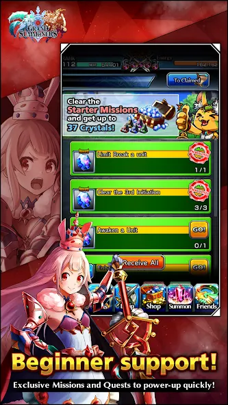 Grand Summoners — Anime RPG (Гранд Саммонерс) [MOD: Бесконечные деньги] - Скриншот 5