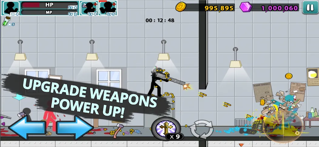 Anger of stick 5 : zombie (Ангер оф стик 5) [MOD: Бесконечные деньги] - Скриншот 5