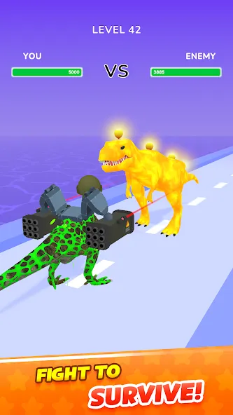 Dino Evolution Run 3D (Дино Эволюция Ран 3Д) [MOD: Мод Меню/Взлом] - Скриншот 3