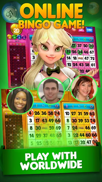 Bingo City 75 : Bingo & Slots (Бинго Сити 75) [MOD: Разблокировано] - Скриншот 2