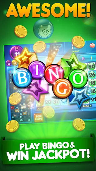 Bingo City 75 : Bingo & Slots (Бинго Сити 75) [MOD: Разблокировано] - Скриншот 3