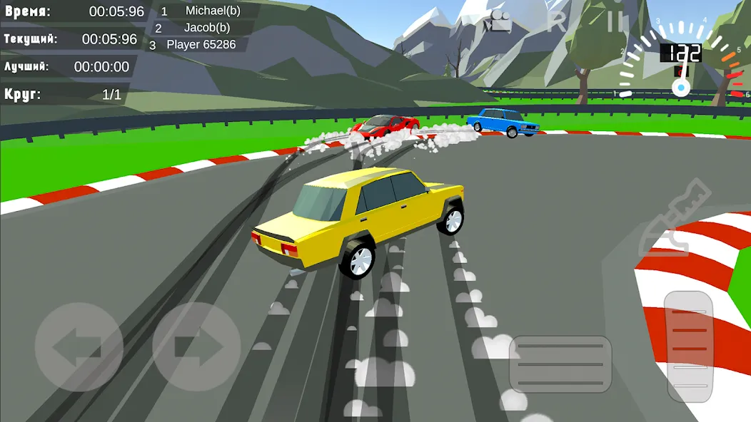 Drift in Car [MOD: Меню/Много денег] - Скриншот 2