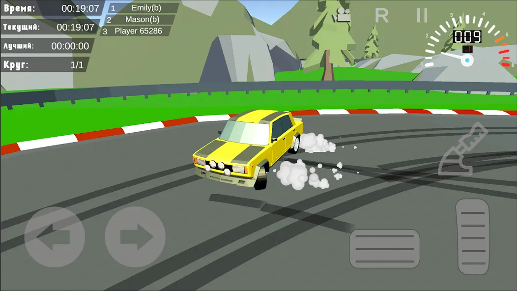 Drift in Car [MOD: Меню/Много денег] - Скриншот 4