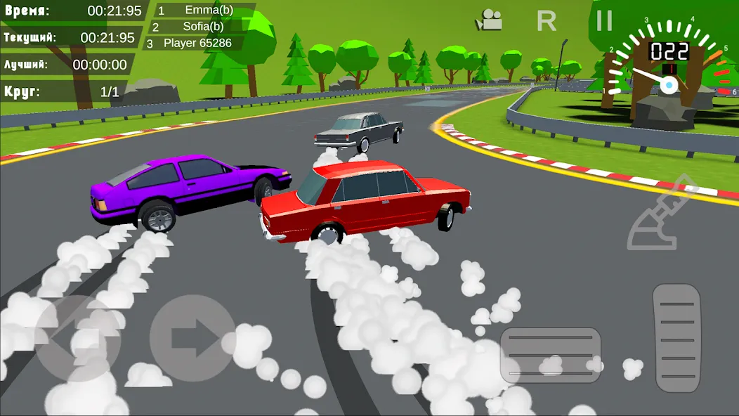 Drift in Car [MOD: Меню/Много денег] - Скриншот 5