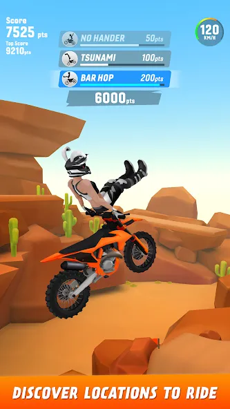 Max Air Motocross (Макс Эйр Мотокросс) [MOD: Все разблокировано] - Скриншот 2