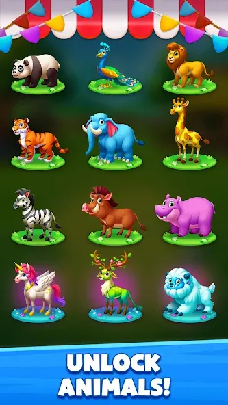 Solitaire Zoo [MOD: Все разблокировано] - Скриншот 4