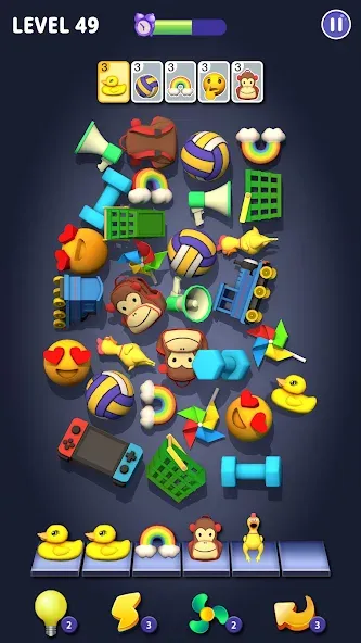 Matching Fun: Match Triple 3D (Матчинг Фан) [MOD: Premium/Unlocked] - Скриншот 2
