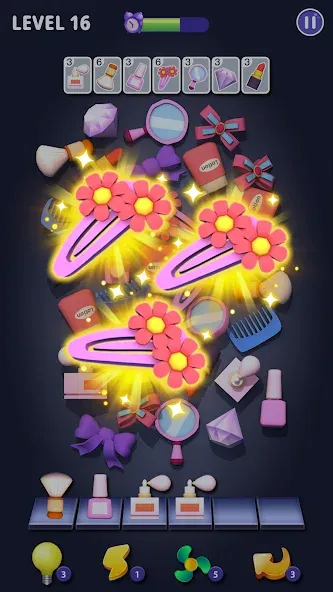 Matching Fun: Match Triple 3D (Матчинг Фан) [MOD: Premium/Unlocked] - Скриншот 3