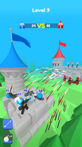 Merge Archers: Bow and Arrow (Мердж Арчерс) [MOD: Mega Mod/Меню] - Скриншот 3