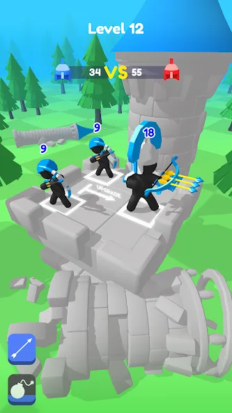 Merge Archers: Bow and Arrow (Мердж Арчерс) [MOD: Mega Mod/Меню] - Скриншот 5