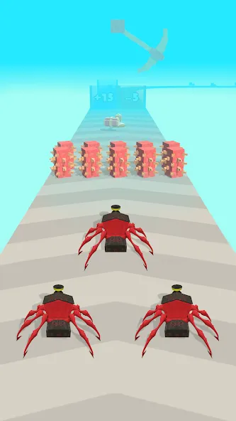 Merge Spider Train [MOD: Много монет/Энергии] - Скриншот 1