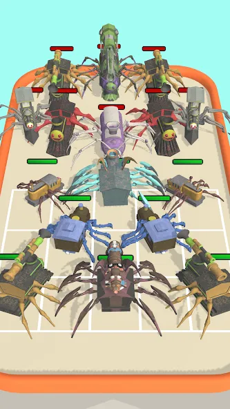 Merge Spider Train [MOD: Много монет/Энергии] - Скриншот 3