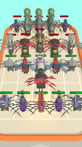 Merge Spider Train [MOD: Много монет/Энергии] - Скриншот 5