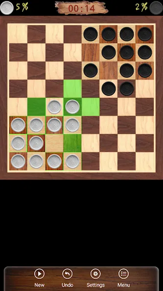 Ugolki — Checkers — Dama [MOD: Мод Меню/Взлом] - Скриншот 1