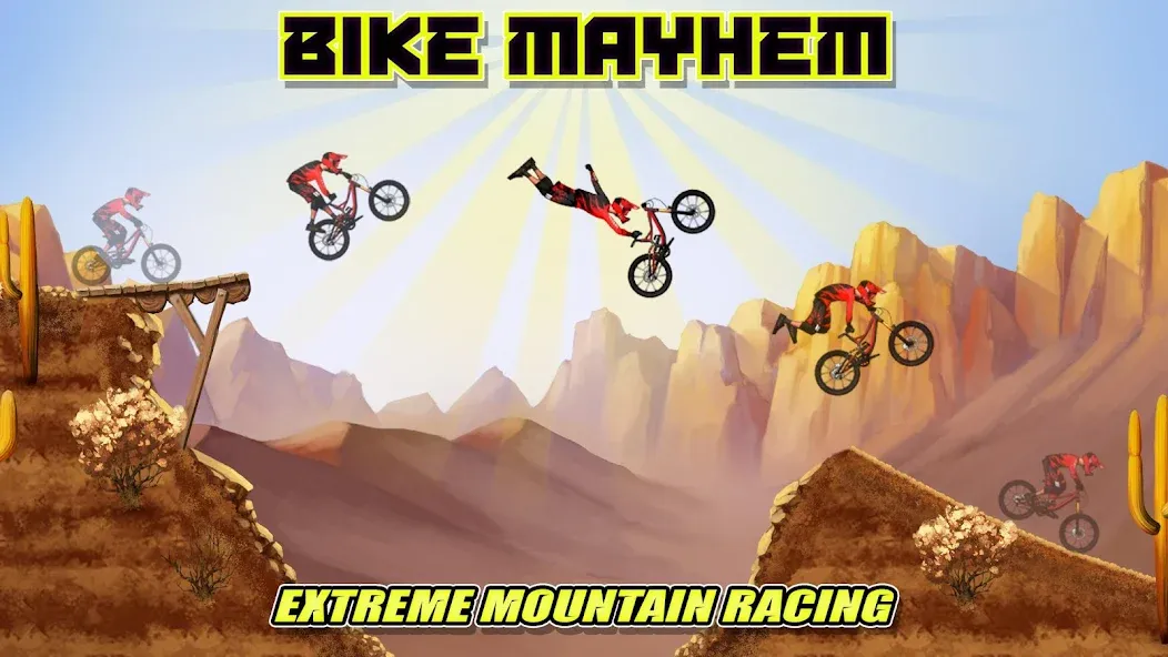 Bike Mayhem Free (Байк Мейхем Фри) [MOD: Меню/Много денег] - Скриншот 5