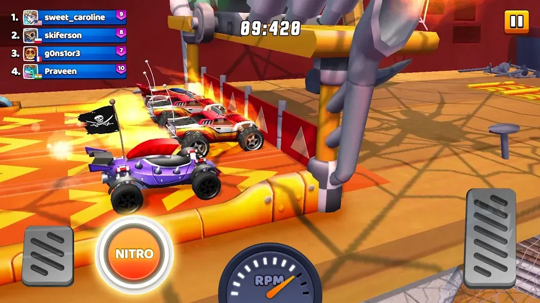 Nitro Jump — Car Racing (Нитро Джамп Рейсинг) [MOD: Много монет/Энергии] - Скриншот 1