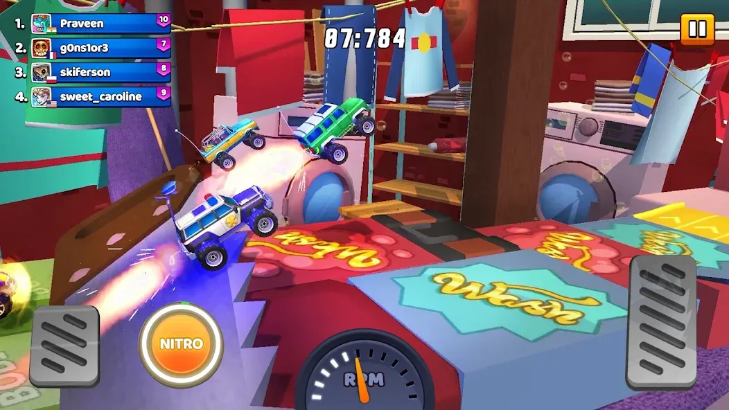 Nitro Jump — Car Racing (Нитро Джамп Рейсинг) [MOD: Много монет/Энергии] - Скриншот 4