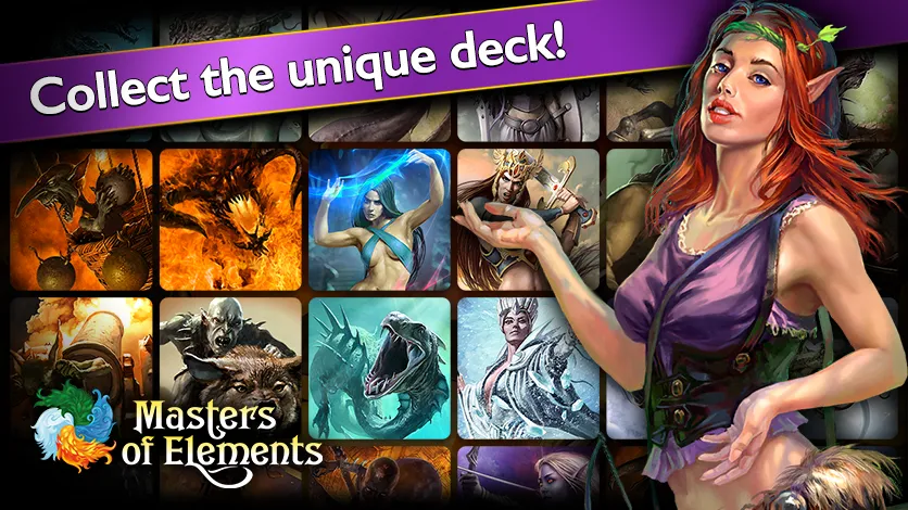 Masters of Elements－Online CCG [MOD: Меню/Много денег] - Скриншот 2
