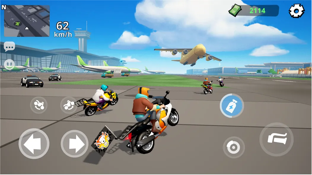 Moto City: Mad Bike Delivery (Мото Сити) [MOD: Все открыто] - Скриншот 4