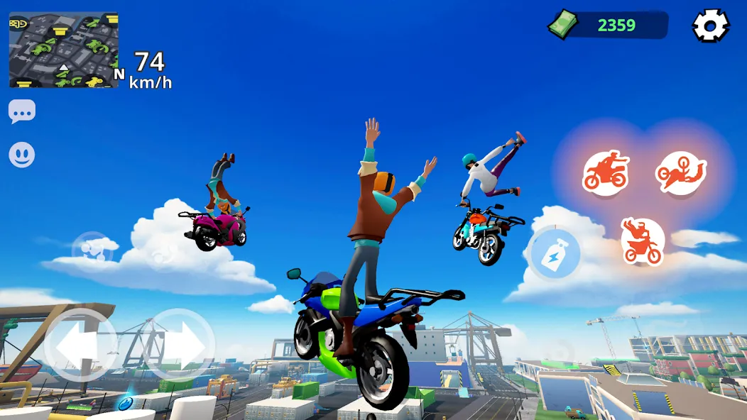 Moto City: Mad Bike Delivery (Мото Сити) [MOD: Все открыто] - Скриншот 5