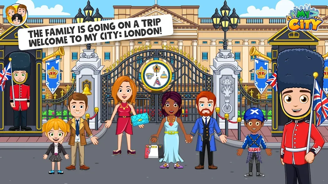 My City : London (Мой город) [MOD: Mega Mod/Меню] - Скриншот 1