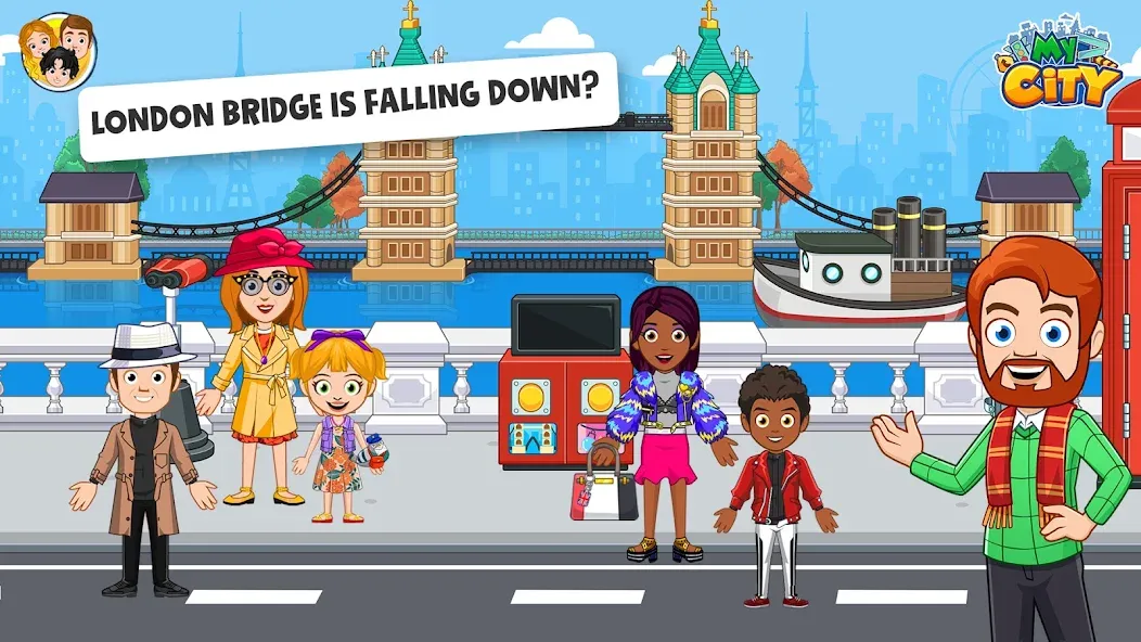 My City : London (Мой город) [MOD: Mega Mod/Меню] - Скриншот 2
