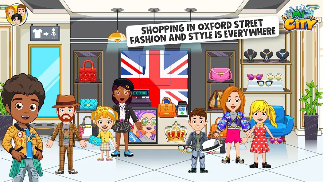 My City : London (Мой город) [MOD: Mega Mod/Меню] - Скриншот 5