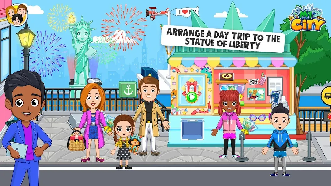 My City: NewYork Trip (Мой город) [MOD: Все разблокировано] - Скриншот 4
