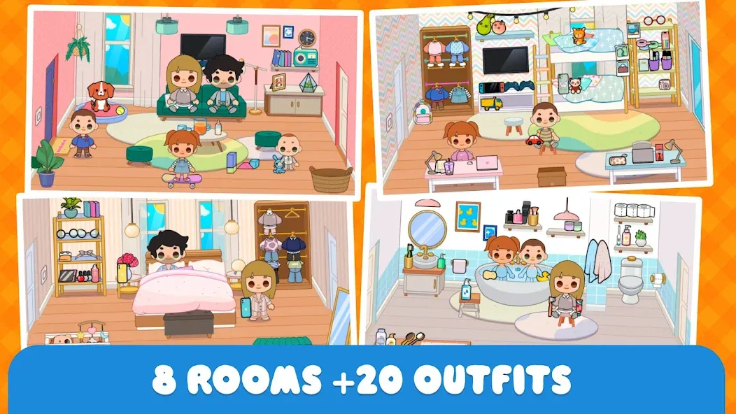 Minni Family Home — Play House (Минни Семейный дом) [MOD: Мод Меню/Взлом] - Скриншот 1