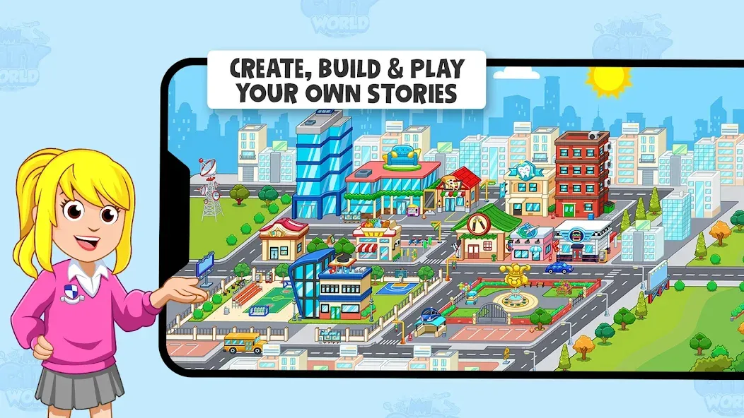 My Town World — Mega Doll City (Май Таун) [MOD: Меню/Много денег] - Скриншот 3