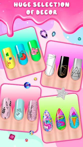 Nail Salon [MOD: Бесконечные деньги] - Скриншот 2