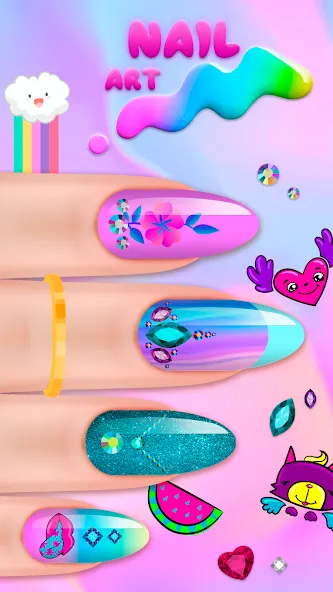 Nail Salon [MOD: Бесконечные деньги] - Скриншот 3