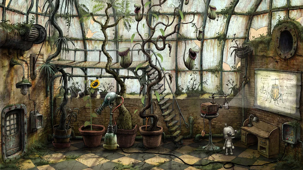 Machinarium Demo (Махинариум) [MOD: Много монет/Энергии] - Скриншот 2