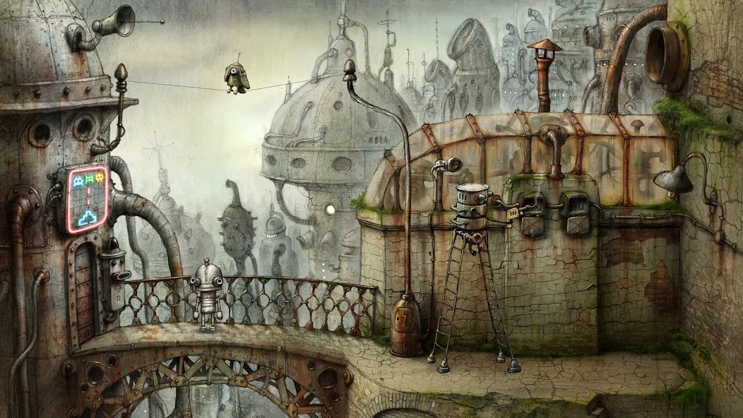 Machinarium Demo (Махинариум) [MOD: Много монет/Энергии] - Скриншот 4