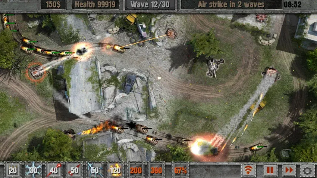 Defense Zone 2 HD Lite (Дефенс Зон 2  Лайт) [MOD: Бесконечные деньги] - Скриншот 1