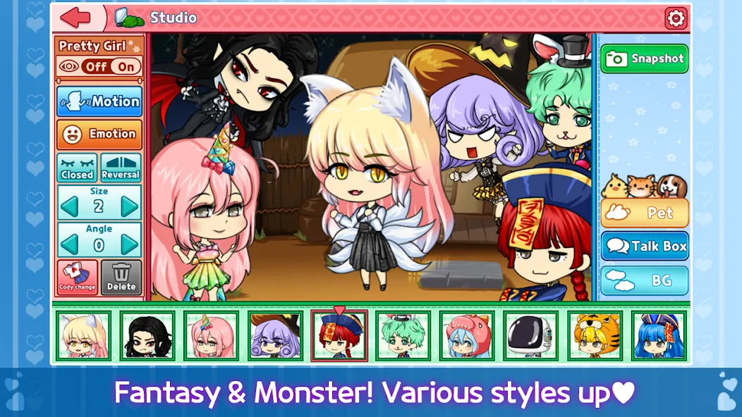 My Prettygirl Story : Dress Up (Мой Притигерл Стори) [MOD: Premium/Unlocked] - Скриншот 3