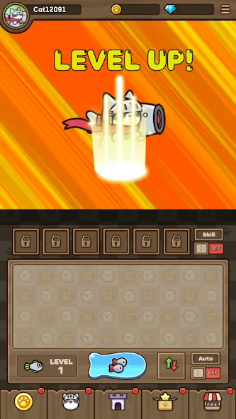 Cat Hero : Idle RPG (Кэт Хиро) [MOD: Premium/Unlocked] - Скриншот 2