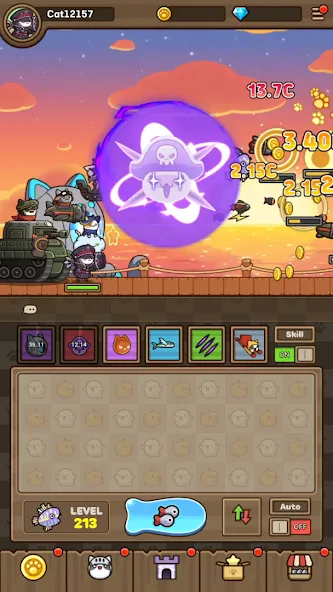 Cat Hero : Idle RPG (Кэт Хиро) [MOD: Premium/Unlocked] - Скриншот 3