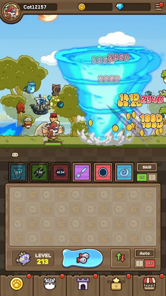 Cat Hero : Idle RPG (Кэт Хиро) [MOD: Premium/Unlocked] - Скриншот 5