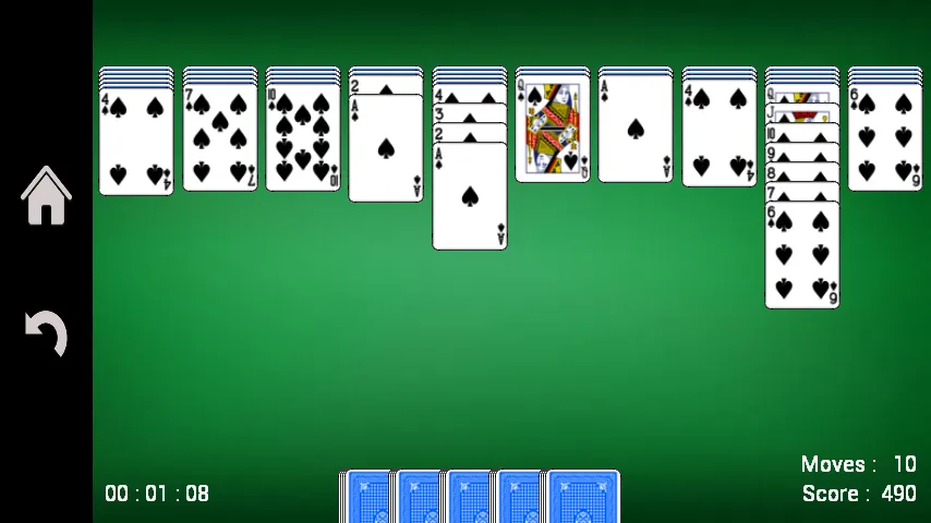 Spider Solitaire [MOD: Premium/Unlocked] - Скриншот 1