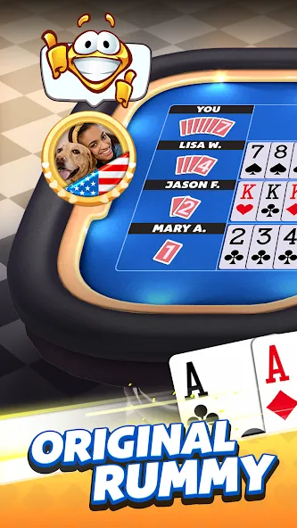 Rummy Plus -Original Card Game (Рамми Плюс) [MOD: Все открыто] - Скриншот 1