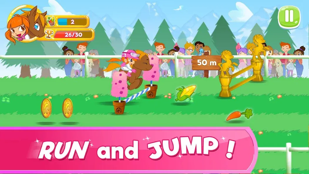 Pony Run : Magic Trails (Пони Ран) [MOD: Mega Mod/Меню] - Скриншот 1
