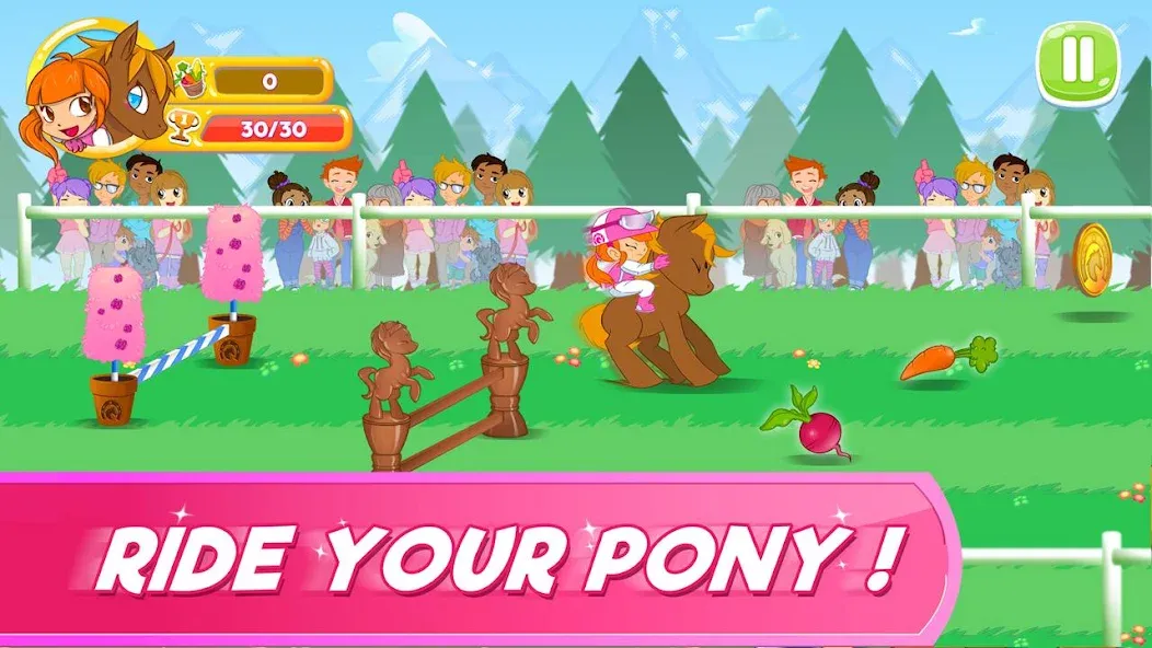 Pony Run : Magic Trails (Пони Ран) [MOD: Mega Mod/Меню] - Скриншот 2