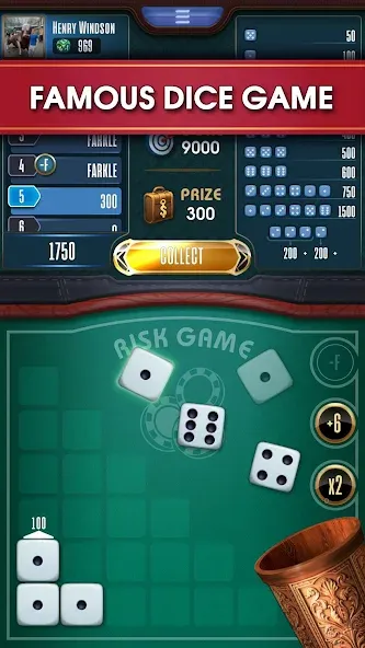 Farkle online 10000 Dice Game [MOD: Много монет/Энергии] - Скриншот 1
